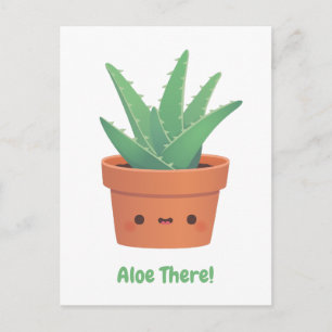 Aloe daar, Plant-groet Aloe Vera Briefkaart