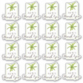 Aloe dank je woordspeling sticker (Voorkant)