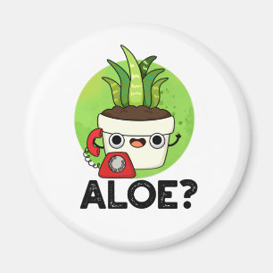 Aloe Funny Plant Hallo Magneet