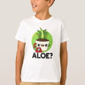 Aloe Funny Plant Hallo T-shirt (Voorkant)