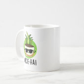 Aloe-ha Funny Hawaiian Plant Pun Koffiemok (Voorkant links)