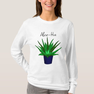 Aloe-Ha Plant Pun T-shirt