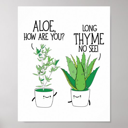 Aloe, hoe lang ben je al lang? poster (Voorkant)