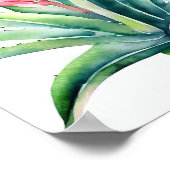 Aloe in bloei poster (Hoek)