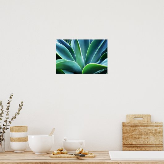 Aloe Leaves Poster (Keuken)