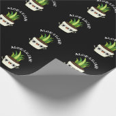 Aloe-llujah Funny Aloe Vera Pun Dark BG Cadeaupapier (Hoek)