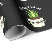 Aloe-llujah Funny Aloe Vera Pun Dark BG Cadeaupapier (Rol Hoek)