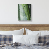 Aloe - Macro Fine Art-foto Canvas Afdruk (Insitu (Slaapkamer))