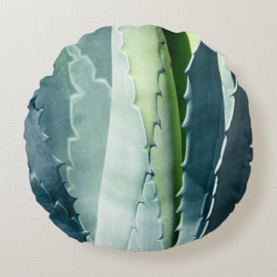 Aloe - Macro Fine Art-foto Rond Kussen