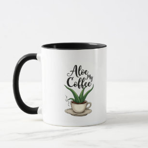 Aloë mijn koffie mok