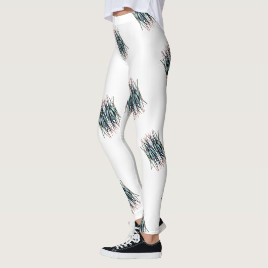 Aloë Minimal Pattern laat Leggings (Links)