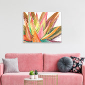Aloe nobilis waterverf door Debra Lee Baldwin Canvas Afdruk (Insitu (Woonkamer))
