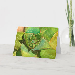 Aloë notecard kaart