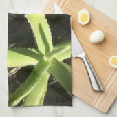 Aloe Patroon 3h Theedoek (Quarter Fold)