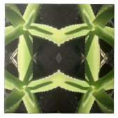 Aloe Pattern 3h Tegeltje (Voorkant)