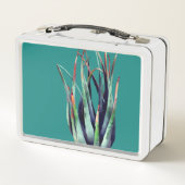 ALoe Plant Foto Aangepaste naam Lunchbox (Achterkant)