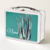 ALoe Plant Foto Aangepaste naam Lunchbox (Voorkant)