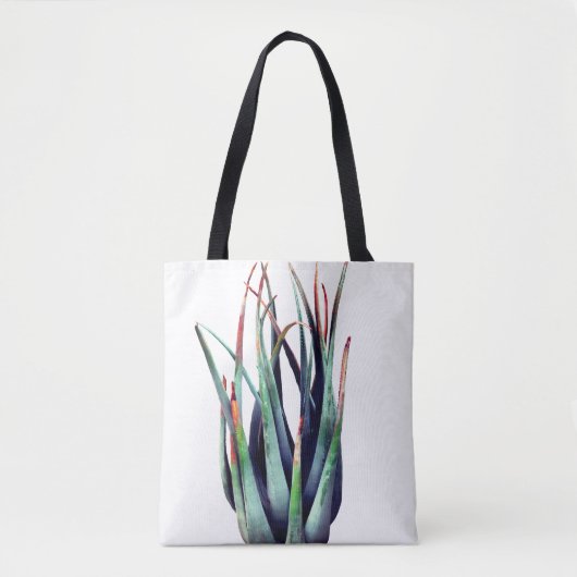 ALoe Plant Foto Canvas tas (Voorkant)