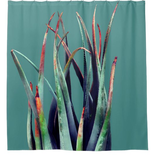 ALoe Plant foto douchegordijn (Voorkant)