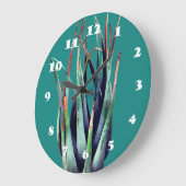 ALoe Plant-fotowandklok Grote Klok (Hoek)