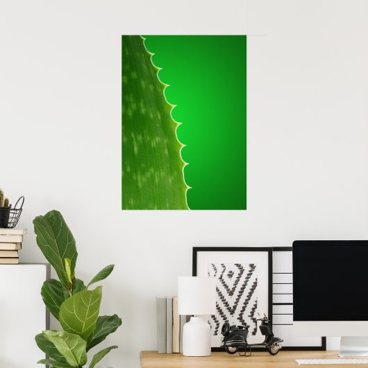 Aloe plant poster (Thuiskantoor)
