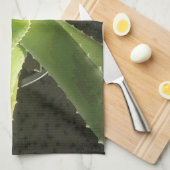 Aloe Plant Theedoek (Quarter Fold)