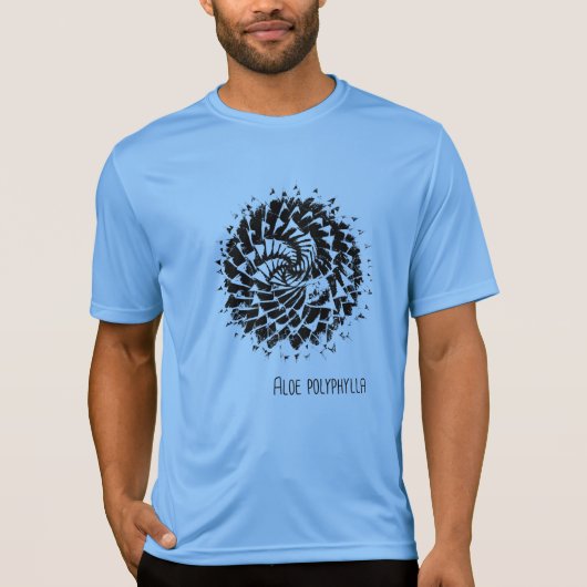 Aloe polyphylla Succulent T-Shirt (Voorkant)
