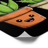 Aloe There Funny Succulent Plant Lover Poster (Hoek)
