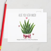 Aloe u Vera veel Pun Classroom Valentijn