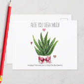 Aloe u Vera veel Pun Classroom Valentijn Briefkaart