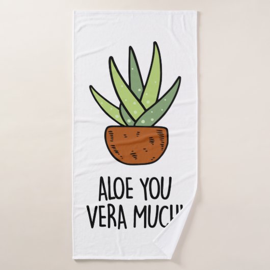 Aloe Vera Bad Handdoek (Badhanddoek)