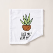 Aloe Vera Bad Handdoek (Wasdoekje)