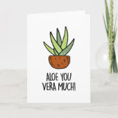 Aloe Vera Bedankkaart (Voorkant)