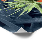 Aloe Vera Border with Prayer of St Francis Poster (Hoek)