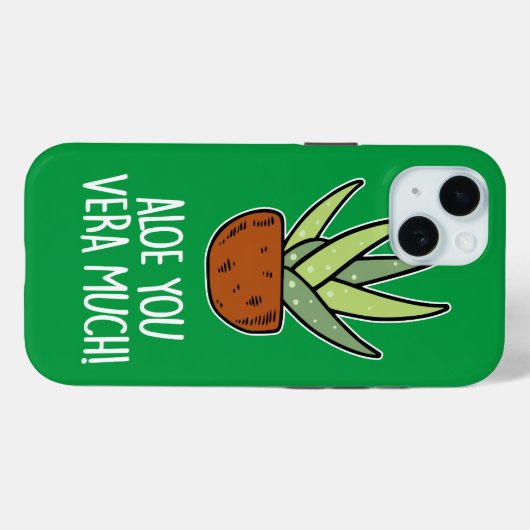 Aloe Vera Case-Mate iPhone Case (Achterkant (horizontaal))