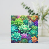 Aloe Vera en Succulenten Collage   (Staand voorkant)