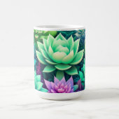 Aloë Vera en Succulenten Collage Koffiemok (Center)