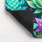 Aloë Vera en Succulenten Collage Muismat (Hoek)