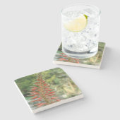 Aloe Vera Flower Blossom Photo Stone Onderzetter (Zijkant)