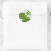 Aloe vera gezichtsmasker label (Tas)