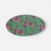 Aloë Vera in potten patroon Papieren Bordje (Gekanteld)