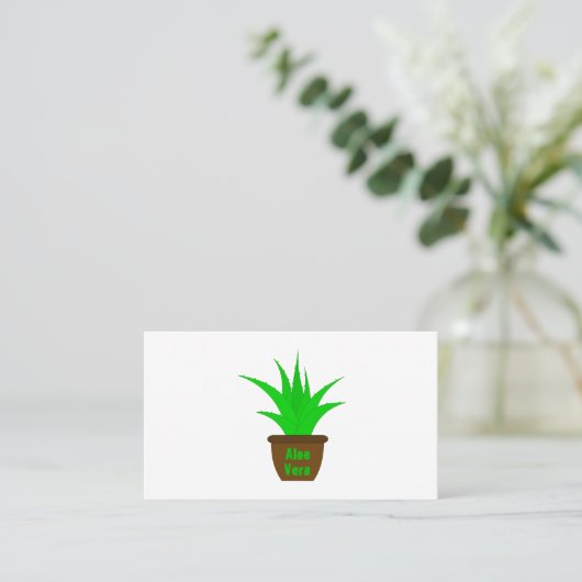 Aloe Vera met label (Staand voorkant)