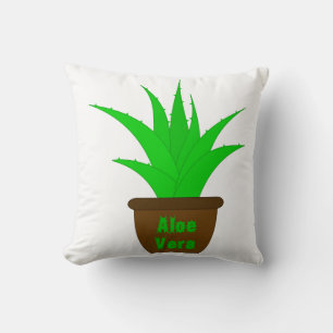 Aloe Vera met label Kussen