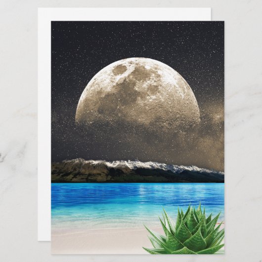 Aloe Vera Moon Beach (Voorkant / Achterkant)