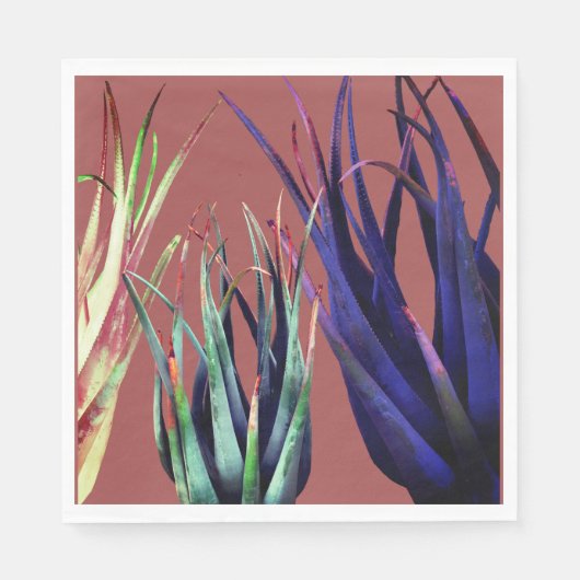 Aloë Vera papieren servetten (Voorkant)