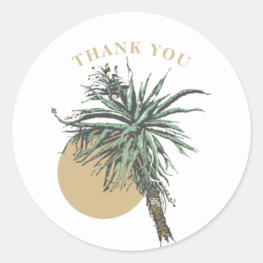 Aloe Vera Plant Design Sticker (Voorkant)