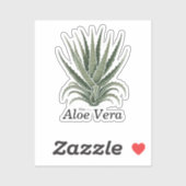 Aloë Vera Plant Kruidenapotheker Sticker (Vel)