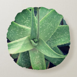 Aloe Vera Plant Rond Kussen