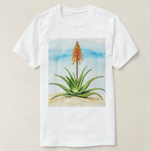 Aloe vera plant t-shirt (Design voorkant)