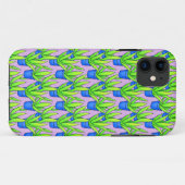 Aloe Vera Planten Patroon Textiel Case-Mate iPhone Case (Achterkant (horizontaal))